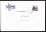Bund 1611 als Ganzsachen-Ausschnitt mit 60 Pf Erfurt aus PSo 28 als portoger. EF auf Inlands-Bchersendung bis 100g von 1992/1993, 14x20 cm