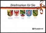 Leeres Briefmarken-Geschenkheft, das an alle Haushalte im VGO 1991 verteilt wurde, ohne Briefmarken !