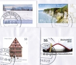 Die nicht-aufgeführten "einfachen" Sondermarken des Jahres 2012 sind soweit vorrätig als Inlands-EF-Brief ab 2,50 Euro pro Brief lieferbar !