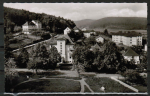 AK Bad K�nig, Blick auf Haus Bodmann , sowie  im Hintergrund rechts das Odenwald-Sanatorium und links oben die "Waldesruh", gelaufen 1963