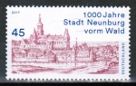 Bund 3290 als portoger. EF mit 45 Cent Neunburg auf Inlands-Postkarte von 2017-2019 - im Ankauf gesucht !