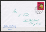 Bund 516 als portoger. EF mit 30 Pf FIP München auf Inlands-Brief bis 20g von 1966-1968