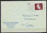 Bund 528 als portoger. EF mit 30 Pf Werner von Siemens auf Inlands-Brief bis 20g von 1966-1968