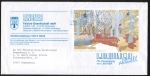 Bund 2105 als wohl portoger. EF mit 110 Pf Hainich-Block auf - wohl - Infopost-Brief vom April 2002, codiert, ca. 23 cm lang