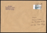 Bund 3021 als portoger. EF mit 145 Cent Gerhard Richter als Skl.-Marke auf C5-Inlands-Brief von 2014, ca. 23 cm lang