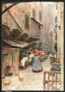 Ansichtskarte von Vincenzo Migliaro (1858-1938) - "Vico Cannucce"