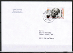 Bund 3037 als portoger. EF mit 58 Cent Willy Brandt auf Inlands-Brief bis 20g von 2013, codiert