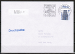 Bund 1340 als portoger. EF mit 50 Pf SWK aus Bogen mit Oberrand auf Inlands-Drucksache bis 20g von 1987-1989