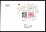 Bund 2041 als portoger. Block-EF mit 300 Pf IBRA-Block auf Inlands-Brief im Format 14x20 cm von 1999-2002