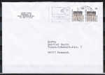 Bund 1935 u.g. als portoger. MeF mit 2x 100 Pf SWK "Bellevue" unten geschnitten aus MH auf Inlands-Brief 20-50g von 1997-2002, codiert