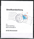 Bund 2009 als portoger. EF mit 110 Pf SWK "EXPO" aus Rolle auf Streifbandzeitung bis 50g von 1998-2002