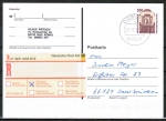 Bund 1679 als portoger. EF mit 500 Pf SWK aus Rolle auf Inlands-Übergabe-Einschreib-Postkarte von 1997-2002, codiert