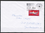 Bund 577 als portoger. EF mit 30 Pf Luftpostverkehr auf Inlands-Brief bis 20g von 1969-1972