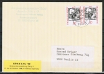 Bund 674 als portoger. MeF mit 2x 30 Pf "Thomas von Kempen" auf Ortbrief bis 20g vom Aug. 1989 innerhalb Berlins