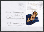 Bund 989 als portoger. EF mit 50 Pf Weihnachts-Block 1978 auf Inlands-Brief bis 20g vom Nov./Dez. 1978