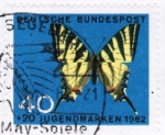Bund 379 als portoger. EF mit 40 Pf Jugend 1962 / Schmetterlinge auf Inlands- oder Auslands-Brief von 1962-1963 im Ankauf gesucht !