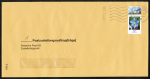 Bund 3324 als portoger. EF mit 345 Cent Blumen-Marke aus Bogen - gefälligkeitsgestempelt - auf ca. 12 x 23,5 cm großem Postzustellauftrag von 2017-heute