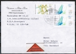 Bund 1208 als portoger. MiF mit 60 Pf + 2x 120 Pf Sport 1984 auf Nachnahme-Brief 20-50g von 1984