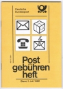 Bund / Berlin Original-Gebührenheft vom 1.7.1982 in guter / einwandfreier Erhaltung !
