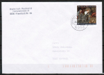 Bund 1303 als portoger. EF mit 80 Pf Weihnachten 1986 auf Inlands-Brief bis 20 Gramm von 1986-1989