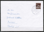 Bund 506 als portoger. EF mit 10 Pf Brandenburger Tor aus Rolle auf Inlands-Drucksache bis 20g von 1966-1971