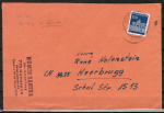 Bund 510 als portoger. EF mit 100 Pf Brandenburger Tor aus Rolle auf Auslands-Brief 20-50g von 1971-1972 in die Schweiz