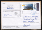 Bund 3614 als portoger. EF mit 370 Superzelle-Wolke auf kleinformatiger Brief-Adresse von 2023-2024 in die Schweiz