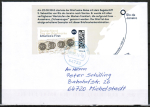 Bund 3822 als portoger. EF mit 85 Cent Tag der Briefmarke / Ochsenaugen EZM aus Philatelieblock auf Inlands-Brief bis 20g von 2024, codiert