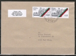 Bund 1676 als portoger. MeF mit 2x 100 Pf Coburger Convent auf Inlands-Kompakt-Brief 20-50g von 1993