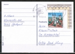 Bund 1846 als portoger. EF mit 80 Pf Halberstadt auf Inlands-Postkarte von 1996-1997, codiert