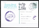 Bund 1342 als Ganzsachen-Postkarte P 142 mit eingedruckter Marke 80 Pf SWK - portoger. 1989-1993 als Postkarte nach Paraguay, AnkStpl.