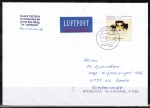 Bund 2806 als portoger. EF mit 145 Cent Postkutsche ohne Rand auf Auslands-Kompakt-Brief 20-50g von 2011-2012 in die Niederlande, codiert