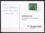 Bund 519 als portoger. EF mit 20 Pf Europa 1966 "Segelschiff" auf Inlands-Postkarte von 1966-1968