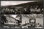 Ansichtskarte Oberzent / Kortelshtte, Gasthaus und Pension "Zum Weissen Lamm" - Frieda Emmerich, gelaufen um 1955 / 1960