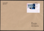 Bund 2081 als portoger. EF mit 300 Pf Wohlfahrt 1999 auf C5-Brief von 1.7.2002 wohl Briefkasteneinwurf, 23 cm lang