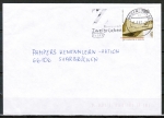Bund 1906 als portoger. EF mit 100 Pf Philharmonie Berlin EZM aus Architektur-Block auf Inlands-Brief bis 20g von 1997, codiert