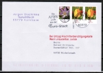 Bund 2480/2484 als Zdr. 5/10/10 Cent Blumen / Krokus / Tulpe u.g. aus dem Blumen-Zdr.-Blatt portoger. auf Inlands-Infopost bis 20g von 2007-2014, codiert