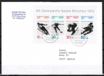 Bund 684-687 als portoger. Block-EF mit 10/20/30/50 Pf Winter-Olympiade 1971 auf Inlands-Brief bis 20g von 1997-2002, codiert