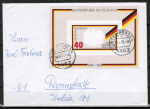 Bund 807 als portoger. EF mit 40 Pf Block 25 Jahre Bundesrepublik auf Inlands-Brief bis 20g vom Mai-Juni 1974, nur 6 Wochen !