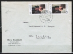 Bund 840 als portoger. MeF mit 2x 40 Pf Europa 1975 auf Inlands-Brief 20-50g von 1975-1978