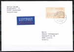Bund 2660 als portoger. EF mit 145 Cent Oskar Schindler auf Auslands-Brief 20-50g von 2011-2012 in die Schweiz, codiert