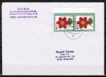 Bund 824 als portoger. MeF mit 2x 40 Pf Weihnachten 1974 auf Inlands-Brief bis 20g von 1985, codiert