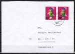 Bund 707 als portoger. (?) MeF mit 2x 30 Pf Wohlfahrt 1971 auf C6-Inlands-Brief ber 50g(?) von 1971, Kuvert normales C6-Format