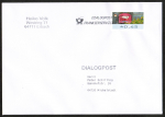 Bund ATM 8 "Briefe empfangen" - Marke zu 0,45 Euro als portoger. EF auf Nichtstandard-Inl.-Dialogpost 14x20 cm bis 50g von 2017-2022, 20 cm lang
