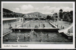 Ansichtskarte Breuberg / Sandbach, Schwimmbad, ca. 1955