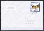 Bund 1605 als portoger. EF mit 100 Pf Jugend 1992 auf Inlands-Brief bis 20g von 1992-1997