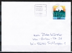 Bund 1615 als portoger. EF mit 100 Pf Tropenwald auf Inlands-Brief bis 20g von 1992-1997