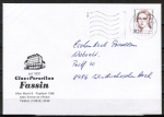 Bund 1305 als portoger. EF mit 80 Pf Frauen / Clara Schumann auf Inlands-Brief bis 20g von 1986-1989