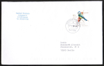 Bund 3025 als portoger. EF mit 145 Ct. Jugend 2013 / Blaumeise auf Inlands-Brief ber 50g von 2013-2019, codiert, 20 cm lang