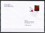 Bund 2964 Skl. (Mi. 2967) - 3 Cent Ergänzungsmarke als Skl.-Marke mit 55 Ct. Blumenmarke - selbstklebend - auf Inlands-Brief bis 20g von 2013, codiert